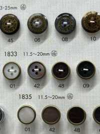 1833 Botones Elegantes Y Lujosos Para Camisas Y Chaquetas[Botón] DAIYA BUTTON(DAIYA BUTTON) Subfoto