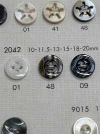 2042 BOTONES DAIYA Botón De Poliéster Tipo Concha DAIYA BUTTON(DAIYA BUTTON) Subfoto