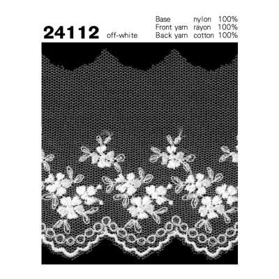 24112 Encaje de tul
