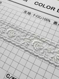 24220 Encaje De Tul Estrecho[Cordón] Kyowa Lace Subfoto