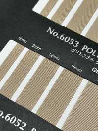 6053 Cinta De Grogrén De Poliéster (Tipo Plano)[Cordón De Cinta De Cinta] ROSE BRAND(Marushin) Subfoto