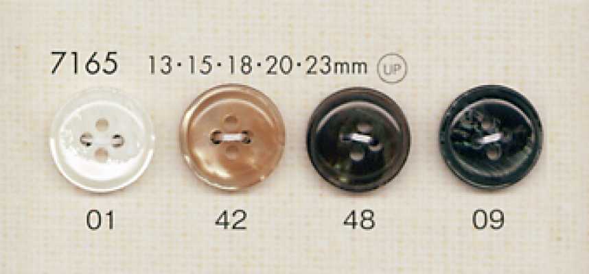 7165 DAIYA BUTTONS Botones de poliéster estilo concha