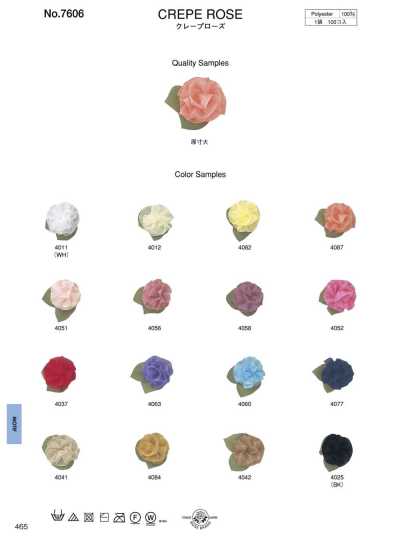 7606 Crepé rosa