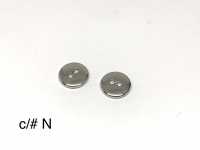 A5503 Botón De Metal Simple De 2 Agujeros IRIS Foto secundaria