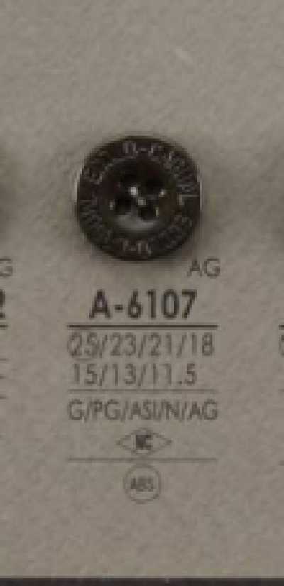 A6107 Botón de resina ABS de 4 agujeros, acabado mate y brillante