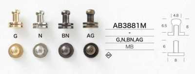 AB3881M Pieza superior tipo tornillo