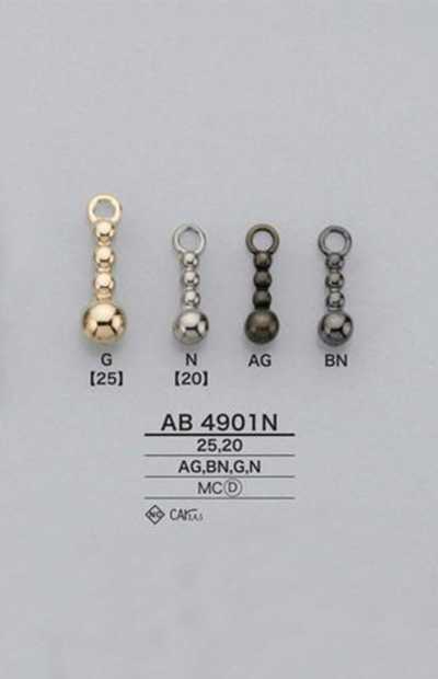 AB4901N Tirador de cremallera con cadena de bolas