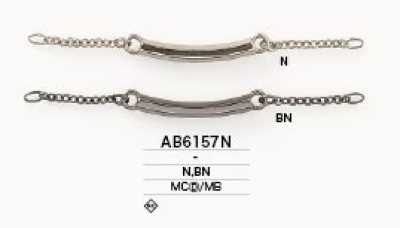 AB6157N Percha para cuello de fundición a presión/latón