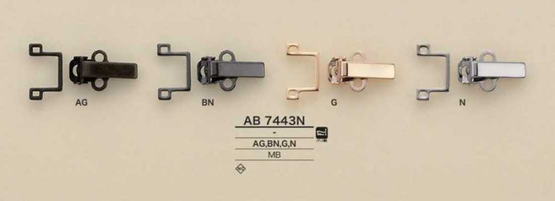 AB7443N Parte frontal de latón con función de broche a presión