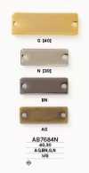 AB7684N Placa Metálica De Latón Para Coser