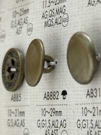 AB882 Botones De Metal Coloridos Simples Para Camisas Y Chaquetas[Botón] DAIYA BUTTON(DAIYA BUTTON) Subfoto