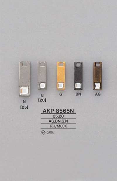AKP8565N Tirador de cremallera cuadrado de strass