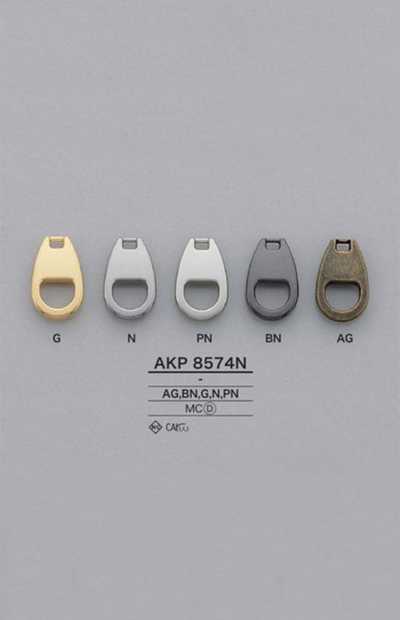 AKP8574N Lengüeta ovalada para cremallera