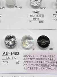 AZP6480 Botón Aurora Pearl Con Corte De Diamante IRIS Foto secundaria