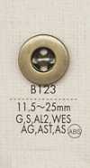 B123 Sencillos, disponibles en muchos colores, botones de metal para camisas y chaquetas