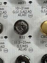 B32 Botones Chapados En Resina ABS[Botón] DAIYA BUTTON(DAIYA BUTTON) Subfoto