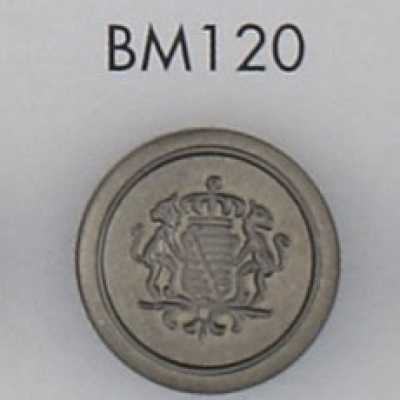 BM120 Botón chapado en resina ABS