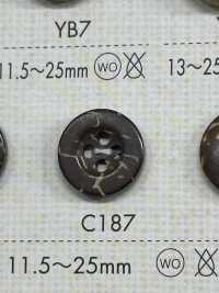 C187 Botón De Madera Natural De 4 Agujeros DAIYA BUTTON(DAIYA BUTTON) Subfoto