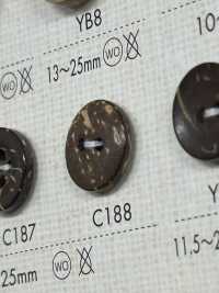 C188 Botón De Madera Natural De 4 Agujeros DAIYA BUTTON(DAIYA BUTTON) Subfoto