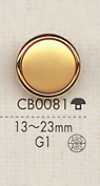 CB0081 Botón metálico simple para camisas y chaquetas
