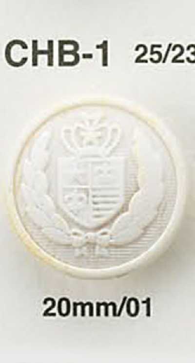 CHB1 Botón estilo cuerno de búfalo