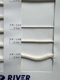 CK-18 Cordón Retorcido De Algodón[Cordón De Cinta De Cinta] RIVER Subfoto