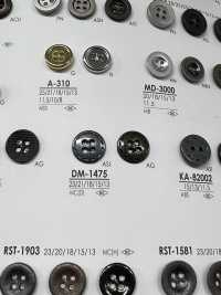 DM1475 Botón De Metal De 4 Agujeros Para Chaquetas Y Trajes IRIS Foto secundaria