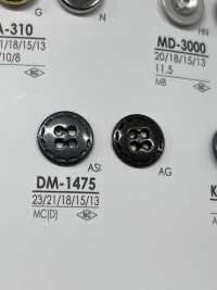 DM1475 Botón De Metal De 4 Agujeros Para Chaquetas Y Trajes IRIS Foto secundaria