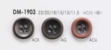 DM1903 Botón De Metal De 4 Agujeros Para Chaquetas Y Trajes