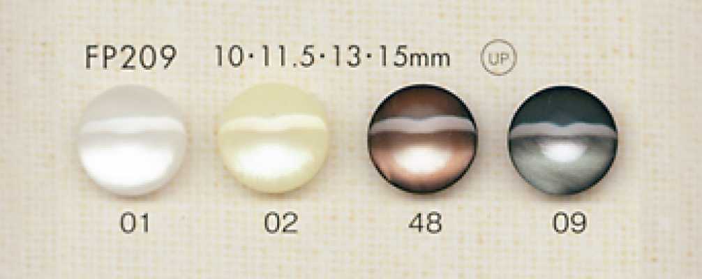DAIYA BUTTONS Botón de poliéster estilo concha