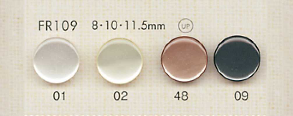 FR109 Botones DAIYA de poliéster con efecto nácar