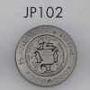 JP102 Botón de resina ABS chapado