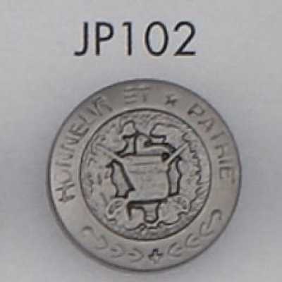 JP102 Botón de resina ABS chapado