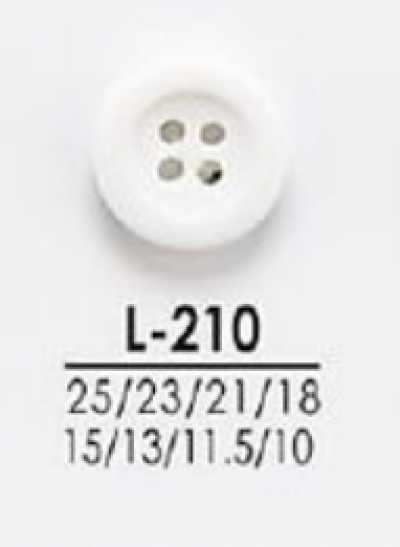L210 Botones teñibles para camisas y abrigos