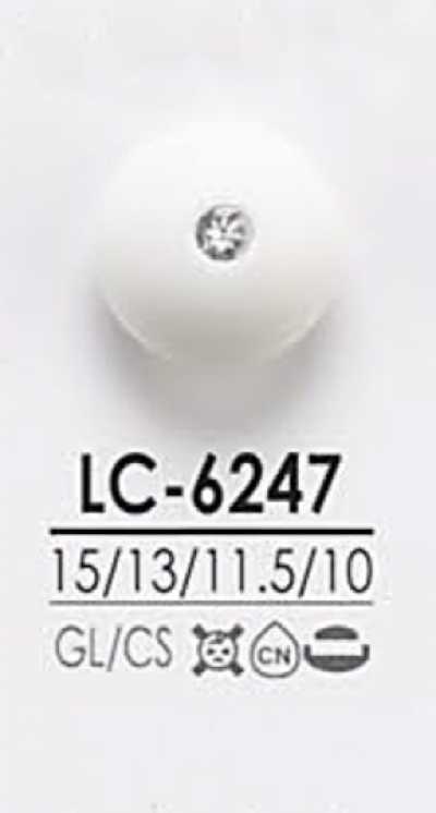 LC6247 Botón de piedra de cristal estilo pin curl para teñir