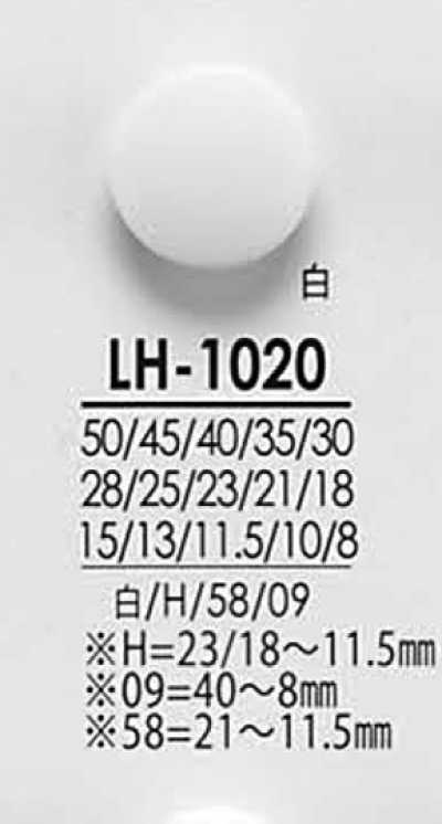 LH1020 Botones para camisas y abrigos, para prendas negras y teñidas