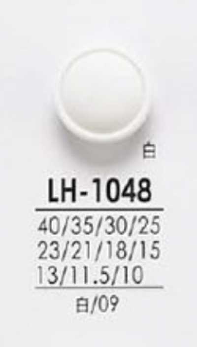 LH1048 Botones para camisas y abrigos, para teñido negro