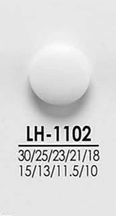 LH1102 Botones para camisas y abrigos, negros y teñibles
