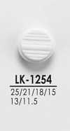 LK1254 Botones para camisas y abrigos, negros y teñibles