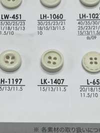 LK1407 Botones De Teñido Para Ropa Ligera Como Camisas Y Polos[Botón] IRIS Foto secundaria