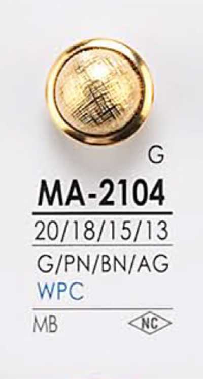MA2104 Botón metálico