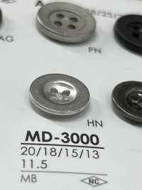 MD3000 Botón De Metal De 4 Agujeros Para Chaquetas Y Trajes IRIS Foto secundaria