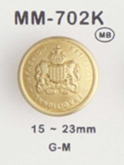 MM702K Botón metálico