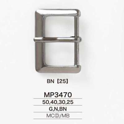 MP3470 Hebilla con forma de vela de latón fundido a presión
