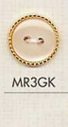 MR3GK Botón de plástico glamuroso de 2 orificios para camisas y blusas