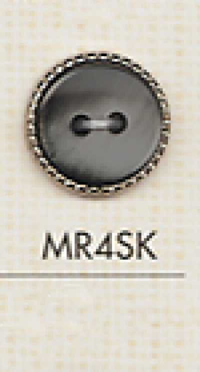 MR4SK Elegante botón de plástico de 2 agujeros para camisas