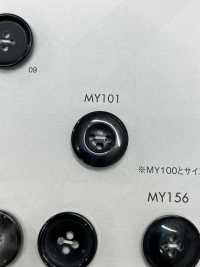 MY101 Botón De 4 Agujeros Estilo Búfalo De Resina De Poliéster DAIYA BUTTON(DAIYA BUTTON) Subfoto
