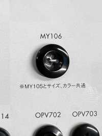 MY106 Botón De 4 Agujeros Con Borde De Resina De Poliéster DAIYA BUTTON(DAIYA BUTTON) Subfoto