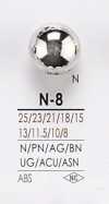 N8 Botón De Metal