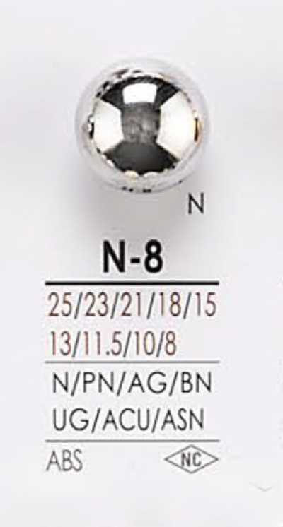 N8 Botón metálico